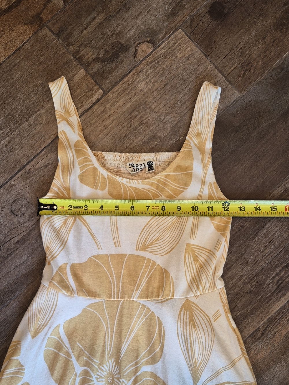 XXS/XS Happy Earth 100% Organic Cotton Sleeveless Lily Midi Dress|Poppies - Picture 12 of 14
